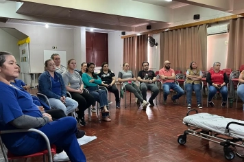 Foto relacionada - AULA DO PROGRAMA MAIS SAÚDE COM AGENTE ABORDA REANIMAÇÃO CARDIOPULMONAR