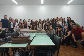 Foto relacionada - SECRETARIA DE SAÚDE DE MIRAGUAÍ PARTICIPA SOCIALIZAÇÃO DE PROJETOS INTEGRADORES - ATENÇÃO À SAÚDE NA UNIJUÍ
