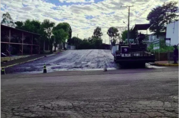 Iniciam obras de pavimentação asfáltica em Miraguaí