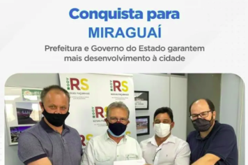 Quase um milhão de reais em pavimentação asfáltica para Miraguaí