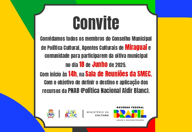 Oitiva Municipal Política Nacional Aldir Blanc