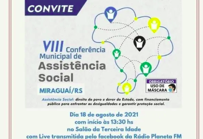 Conferência municipal de assistência social de Miraguaí